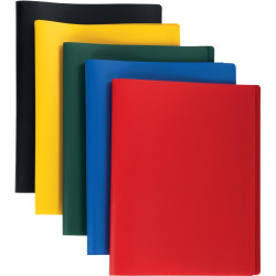 Carton de 30 protège-documents en polypropylène 60 vues, coloris assor