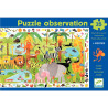 Puzzle d’observation 35 pièces, la jungle