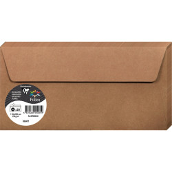 Paquet de 20 enveloppes Pollen 110x220mm 120g kraft