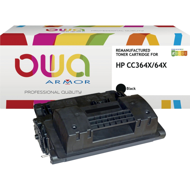 Cartouche laser compatible à la marque HP CC364X noir haute capacité