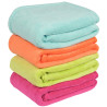 Couverture polaire microfibre 100x75cm anis
