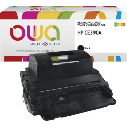 Cartouche laser compatible à la marque HP CE390A noir
