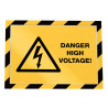 Sachet de 2 cadres d'affichage A4 jaune/noir