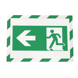 Sachet de 2 cadres d'affichage A4 vert/blanc
