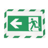 Sachet de 2 cadres d'affichage A4 vert/blanc