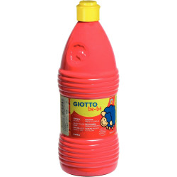 Flacon 1L de gouache GIOTTO bébé, rouge