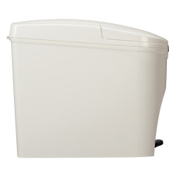 Poubelle hygiénique à pédale 20L blanche
