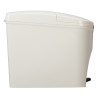 Poubelle hygiénique à pédale 20L blanche
