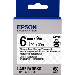 Recharge EPSON LK 6mmx9m noir/transparent