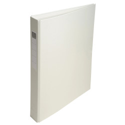 Classeur rembordé polypropylène 4 anneaux ronds de 25mm sur 3eme de couverture