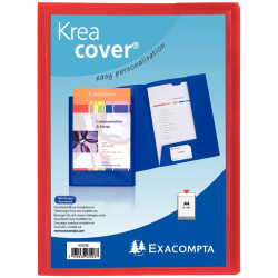 Chemise de présentation personnalisable 2 rabats KREACOVER en polyprop
