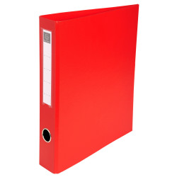 Classeur rembordé PVC 4 anneaux en D de 40mm en 3ème de couverture - A4 maxi