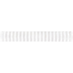 Boite de 50 anneaux reliure/peignes à relier plastique ovales diamètre