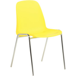 Chaise Charlotte givrée jaune