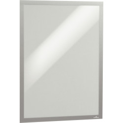 Cadre d'affichage Duraframe Poster adhésif A2 argent