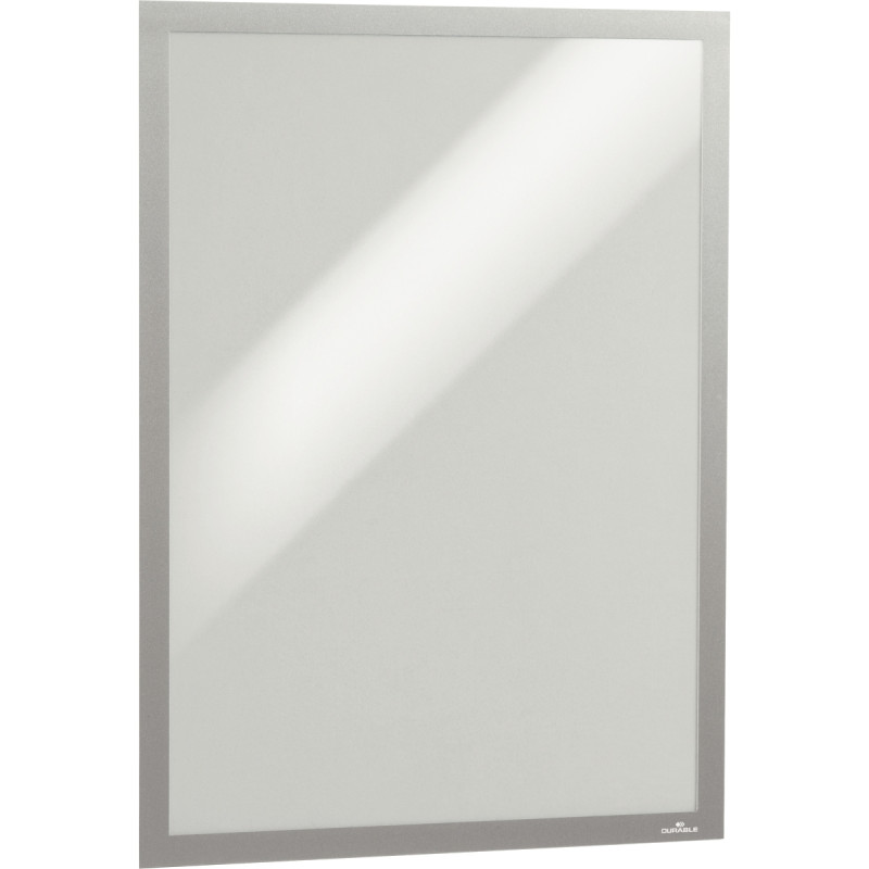 Cadre d'affichage Duraframe Poster adhésif A2 argent