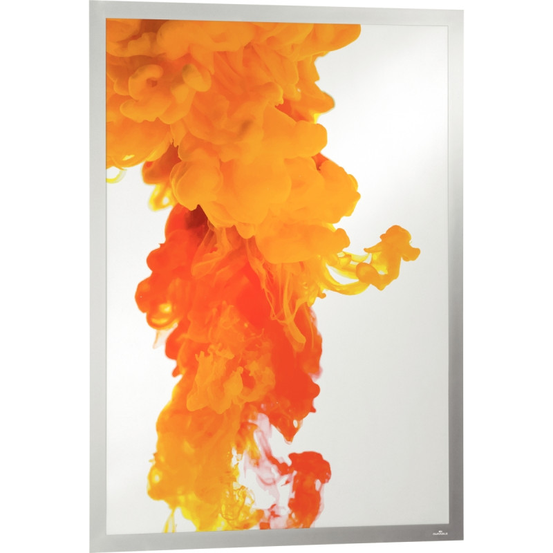 Cadre d'affichage Duraframe Poster adhésif A1 argent