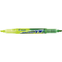 Surligneur Spotliter bi-pointe jaune et vert