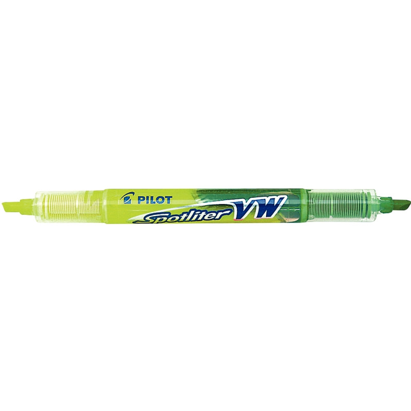Surligneur Spotliter bi-pointe jaune et vert