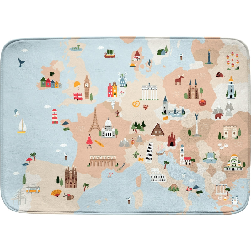Tapis ultrasoft 150x100cm l'Europe