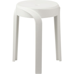 Tabouret Twist blanc