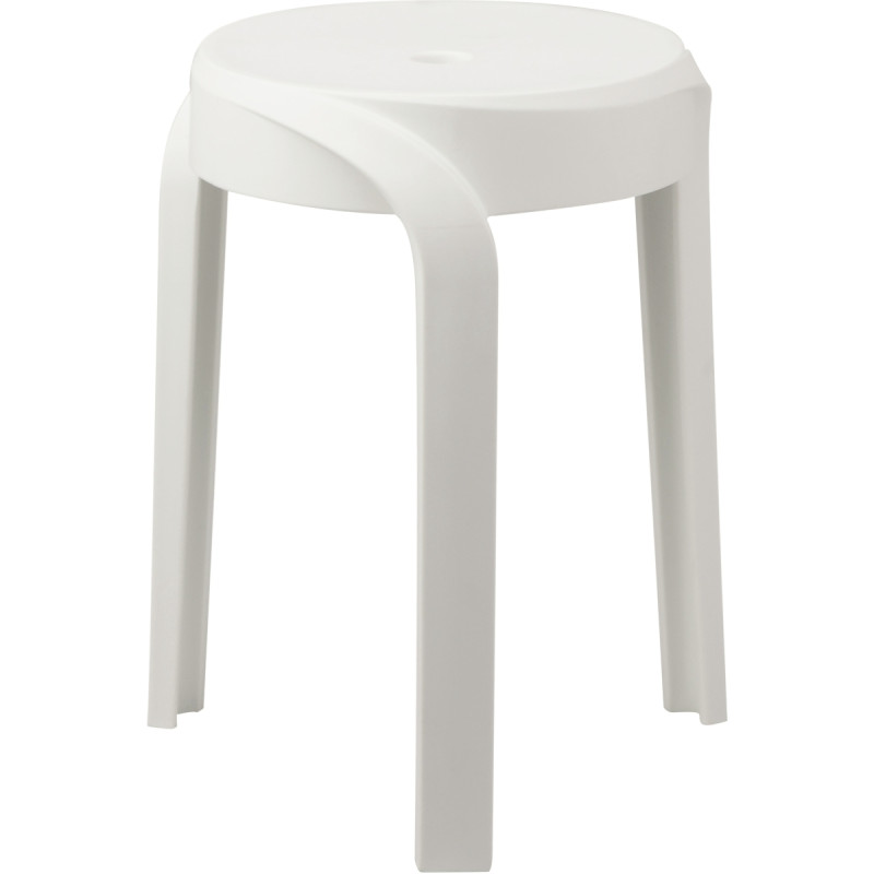 Tabouret Twist blanc