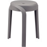 Tabouret Twist gris