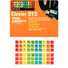 Kit d'étiquettes pour clavier AZERTY IPad pour personnes à troubles DY