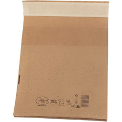 Carton de 100 pochettes bulle air papier 100 x 150 mm avec soufflet 60