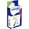 Pack de 2 letratag plastique noir sur transparent 12 mm x 4 m compatib