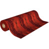 Rouleau papier cadeau 0.70x50 mètres rouge marbrée