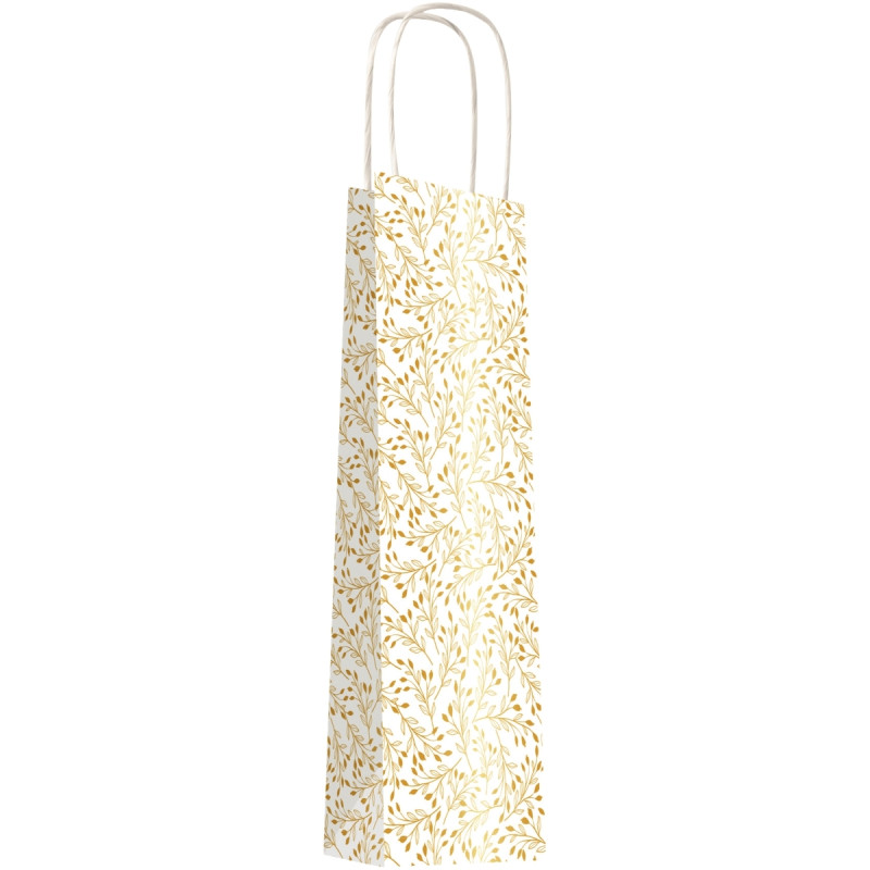 Boite de 50 sacs cabas coloris or 100g