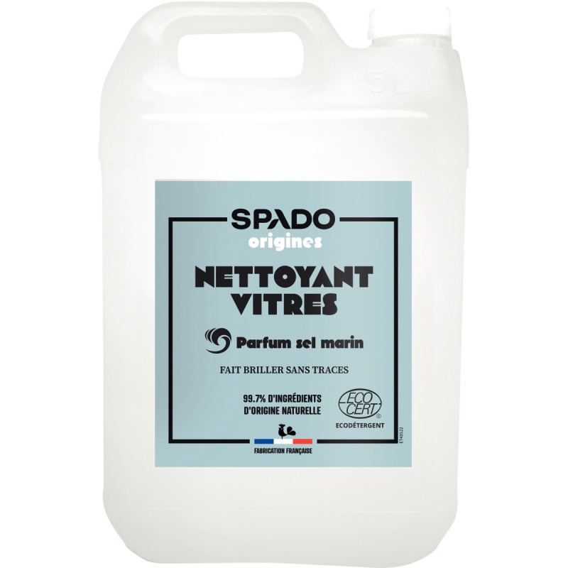 Bidon 5 litres nettoyant vitres Spado Origines
