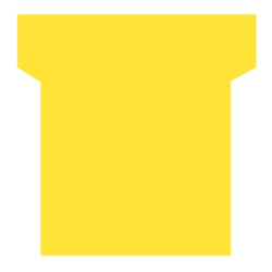 Paquet de 100 fiche planning indice 3 jaune