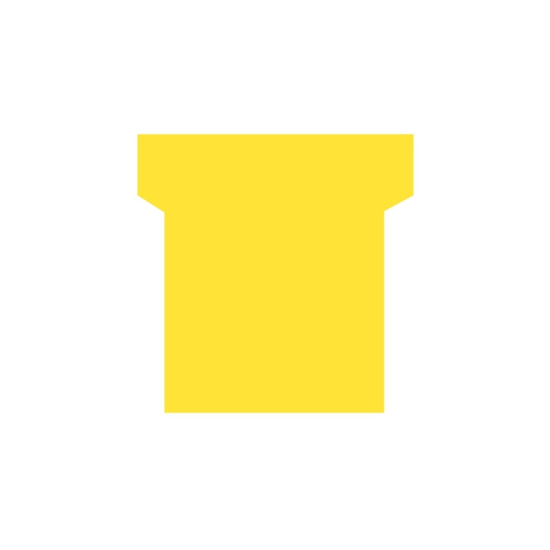 Paquet de 100 fiche planning indice 3 jaune