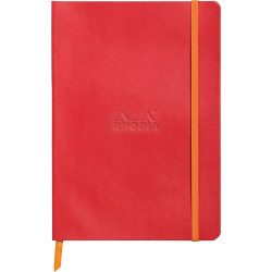 Carnet 160 pages RHODIARAMA format A5, 5x5, couverture souple en simil