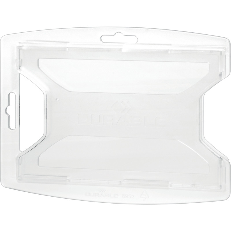 Boîte de 10 porte-carte reXycle rigides double face 2 cartes