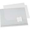 Sachet de 5 pochettes d'affichage étanches adhésives transparentes A5
