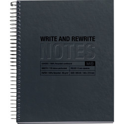 NOTEBOOK MIQUELRIUS format A5, 120 feuilles 80g, quadrillé 5x5, couver