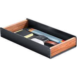 Vide poche aluminium et bois