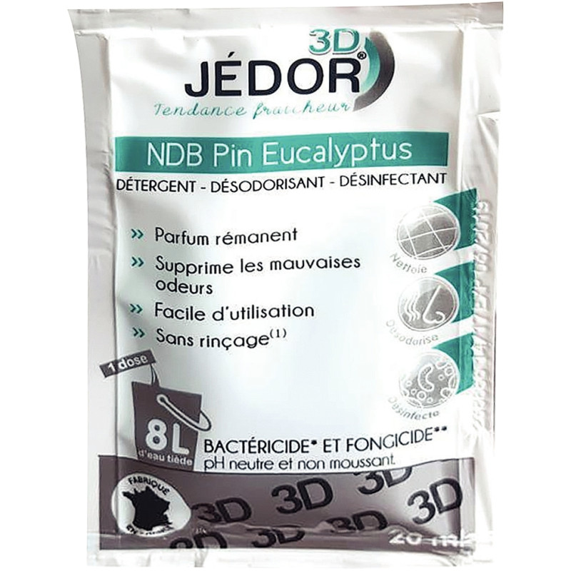 Carton 250 doses 20ml détergent désinfectant