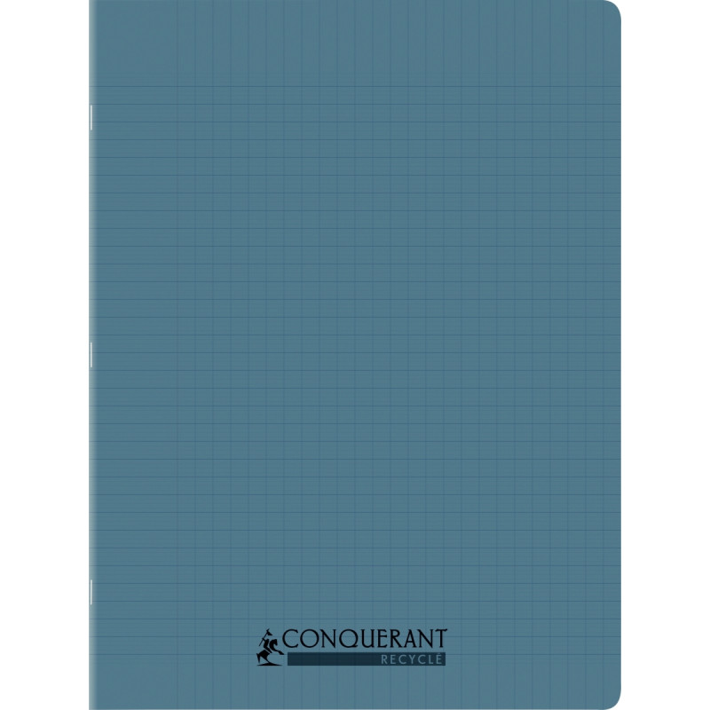 Piqûre 96 pages CONQUERANT RECYCLE format 24x32 cm, réglure seyès, cou