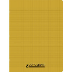 Piqûre 96 pages CONQUERANT RECYCLE format 24x32 cm, réglure seyès, cou