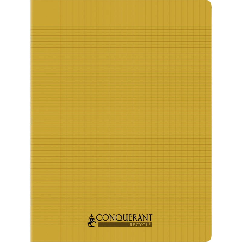Piqûre 96 pages CONQUERANT RECYCLE format 24x32 cm, réglure seyès, cou