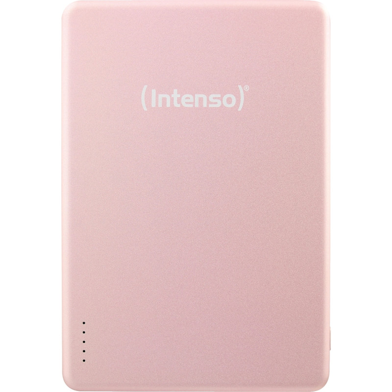 Batterie de secours magnétique Intenso 5000 mAh rose