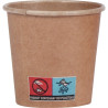 Sac de 50 gobelets en carton kraft 12cl