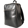 Sac à dos ordinateur Exactive en cuir Noir
