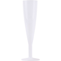 Lot de 8 flutes polypropylène transparente 13cl
