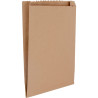 Paquet de 10 sacs kraft brun 30+8x50 sans poignées