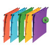 Paquet de 10 dossiers suspendus KRAFT ULTIMATE pour armoire, dos V, co